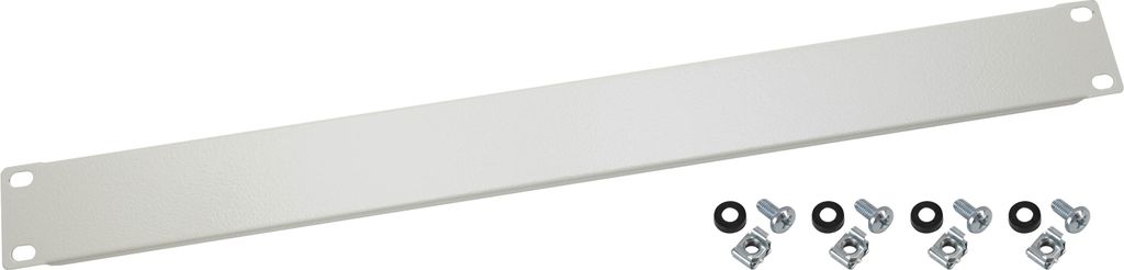 HMF 66470-07 Blindabdeckung für Serverschrank, 19 Zoll, Lichtgrau