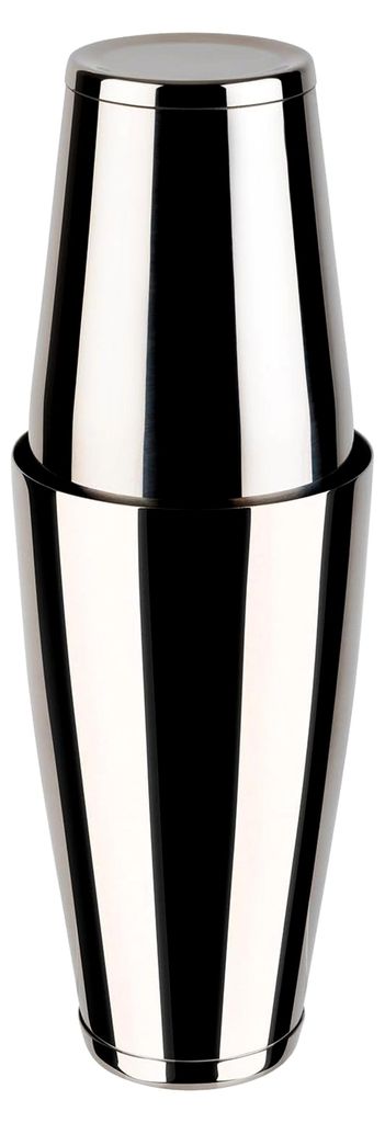 Tin in Tin Shaker, Boston Shaker, 2-teiliges Set, mattierter Edelstahlbecher, 0,5 + 0,7 l
