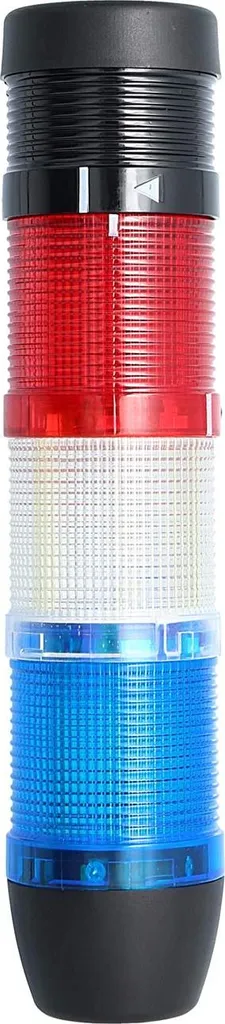 Torretta Luminosa LED 50mm SS50-B3/24 STEX24 | Blu Bianco Rosso 24V