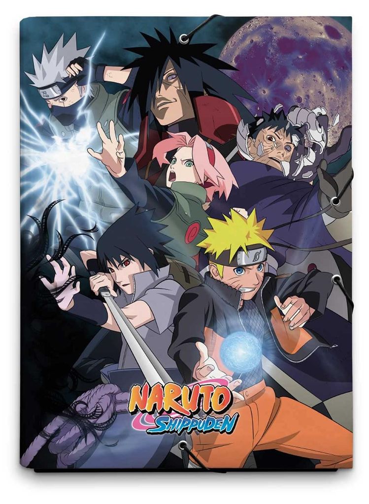 Grupo Erik Naruto Shippuden Sammelmappe A4, Kartontasche, Produktbild 
