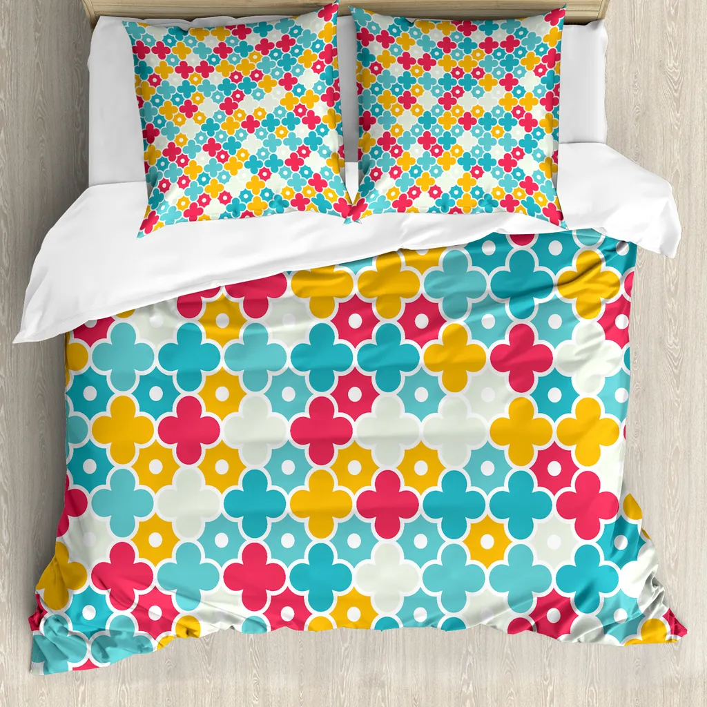 Abakuhaus Copripiumino Bimbi 200x200 | Petali Colorati e Antiacaro