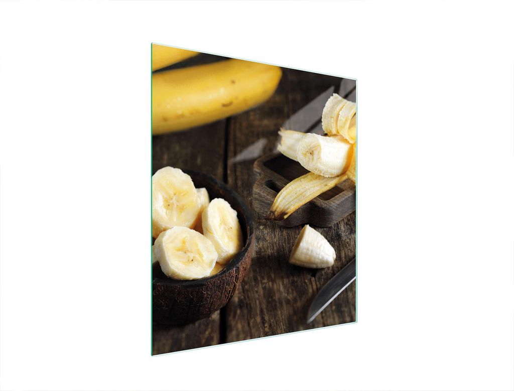 Glasschneidebrett 45x52 Banane