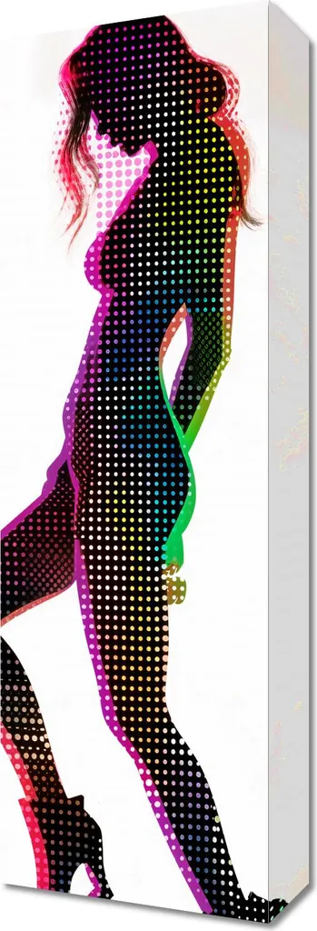 Tableau Panoramique 20x60 cm Spectre de la modernité pour Salon Chic