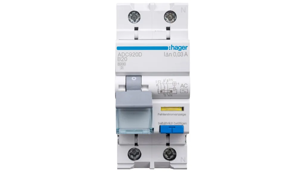 Disjoncteur 20A 30mA ADC920D Type AC à haute performance de coupure
