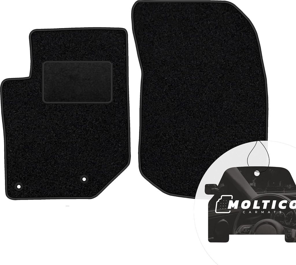 moto-MOLTICO Vorne Fußmatten Auto Velours Autoteppiche Produktbild 