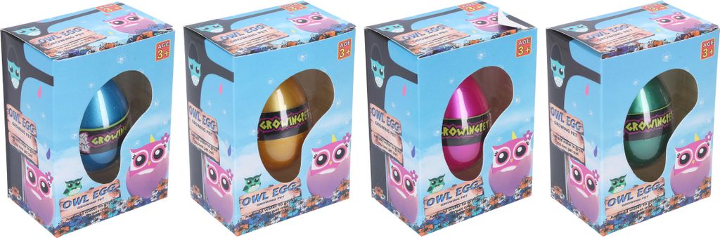 Vajíčko rastúcej sovy, 6,5 cm Obrázok produktu 
