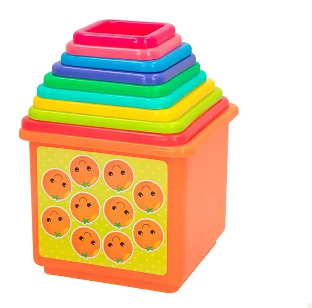 Blocs empilables PlayGo 10 pièces - Solution d'éveil compacte et sûre - 4