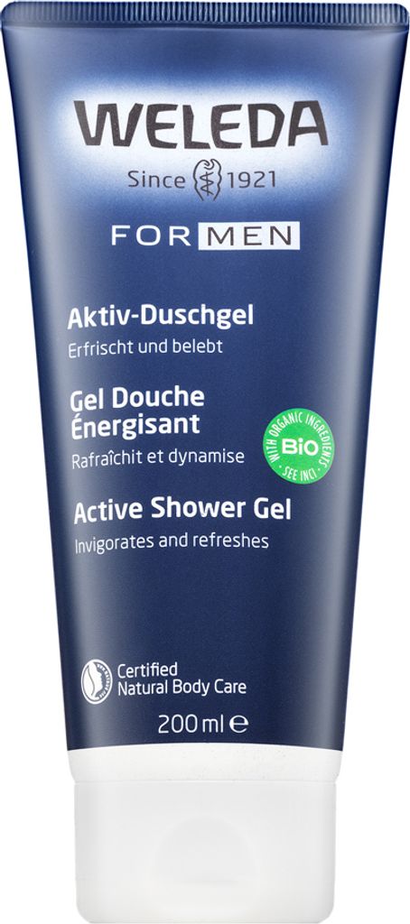 Weleda for Men Active Fresh 3in1 Shower Gel 200 ml Produktbild 