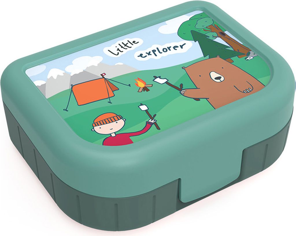 Snackbox 1 l MEMORY KIDS, Motiv:Explorer Jungle