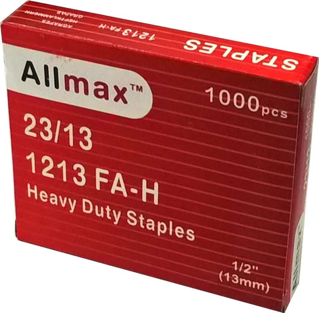 Taurus Zszywki 23/13 Punti Metallici Argento | 1000 Pz per 100 Fogli