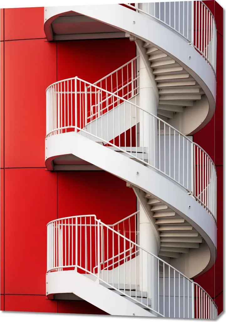 Image 70 x 100 cm Escalier vers le ciel - Tableau Décoratif Grand Format
