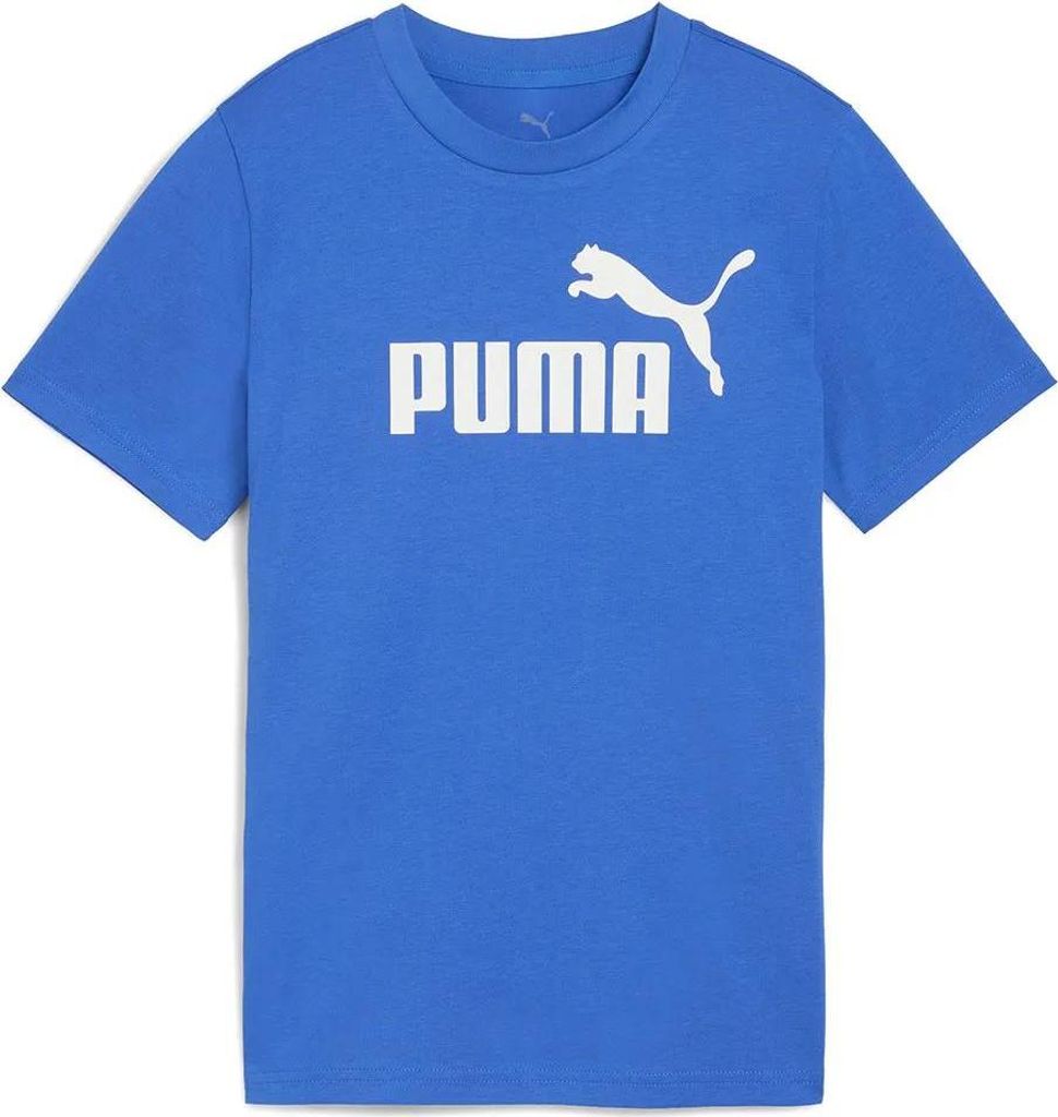 Puma Essentials Foundation No1 Logo Kurzarm-t-shirt Blau 7-8 Years Jungen Blau 7-8 Years