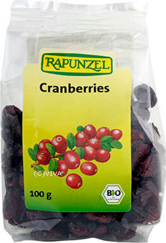 Rapunzel Cranberries, getrocknet (100g)Bio Produktbild 