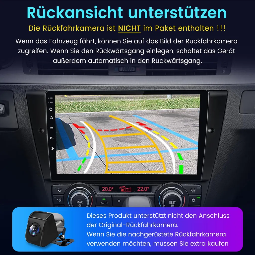 Sistema Infotainment 9" BMW Serie 3 E90 - Android 64GB CarPlay - 4