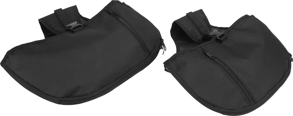 Couvre-moteur étanche noir avec poches de rangement pour moto Trike