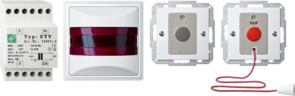 Merten MEG4848-1419 Bezbariérový WC set s napájecím zdrojem Obrázek produktu 