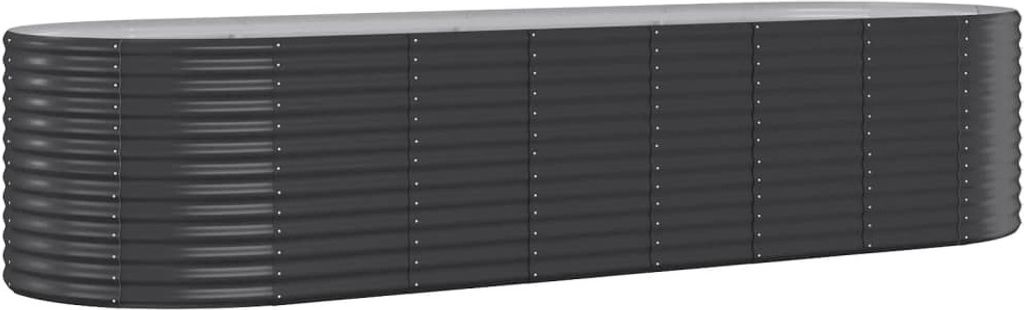 Hochbeet Verzinkter Stahl 322x100x68 cm Anthrazit