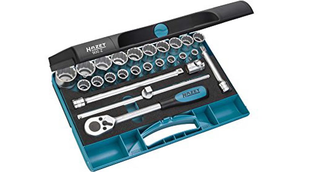 Steckschlüsselsatz 900Z 25-tlg.1/2 Zoll SW 10-32mm Z.90 12-kant HAZET