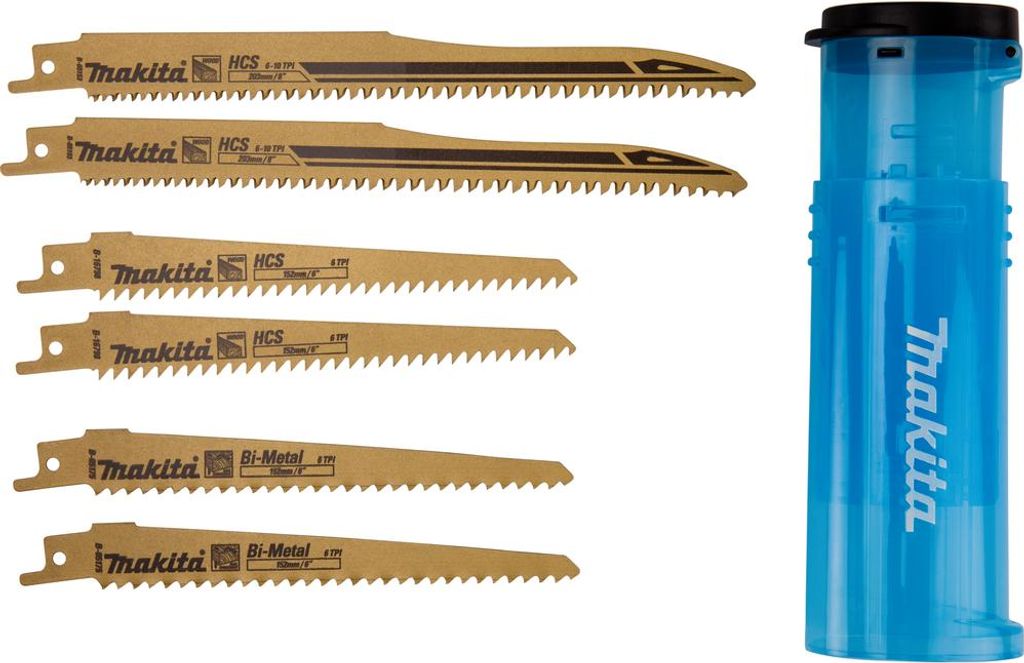 Makita - Jeu de lames de scie - 6 pièces Image du produit 