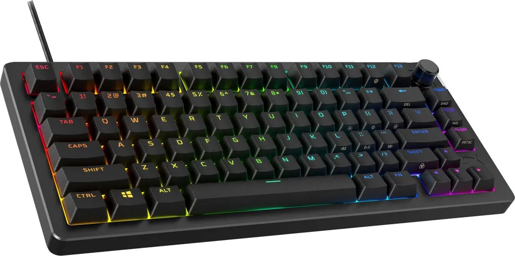 Clavier gaming HyperX Alloy Rise 75 noir idéal pour setup compact pro - 2