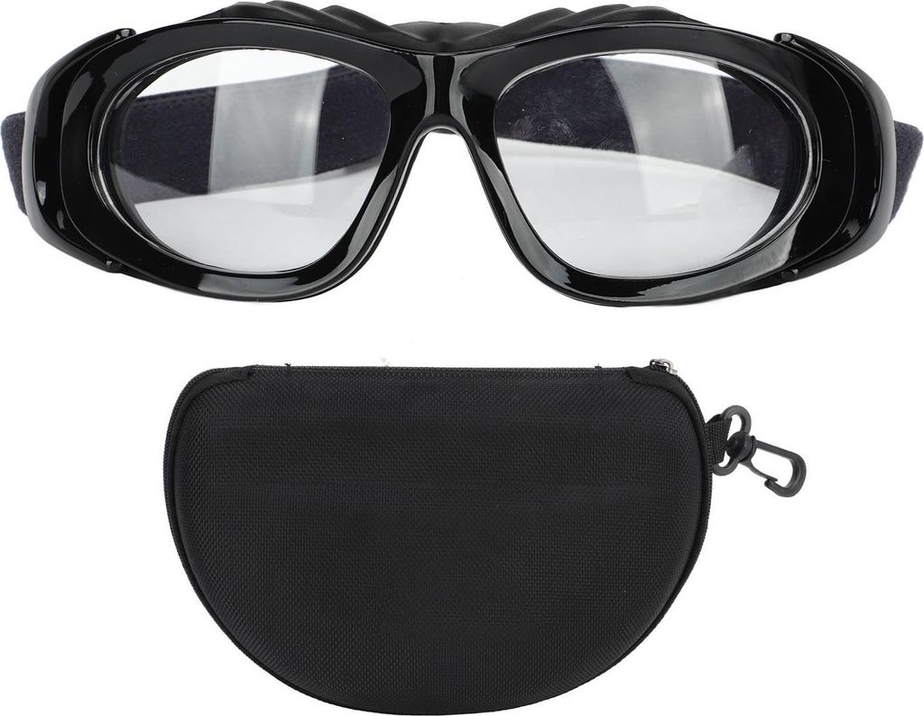 Sportbrille, Basketball, Fußball, HD-Schutz für Outdoor, Radfahren, Laufen, Wandern, Schwarz