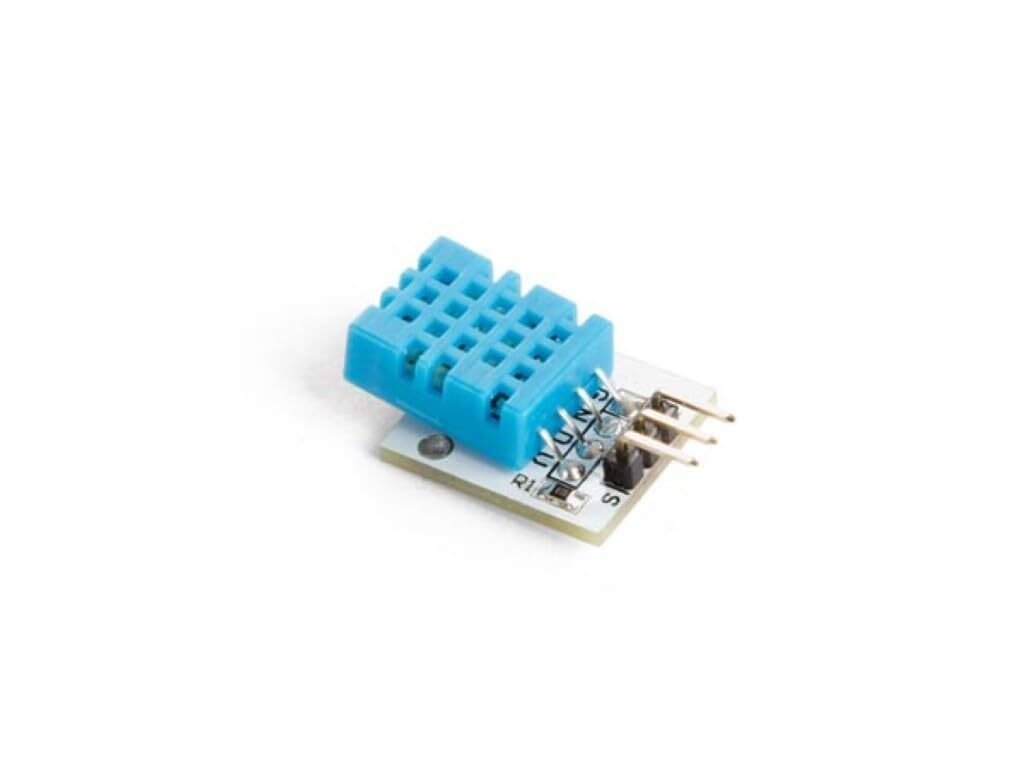 Whadda Digitaler Temperatur- und Feuchtigkeitssensor, 5 VDC, Temperaturbereich 0°C bis 50°C,