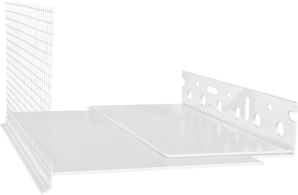 4 Stab PVC Sockelprofil Vario 140mm-180mm je 2m