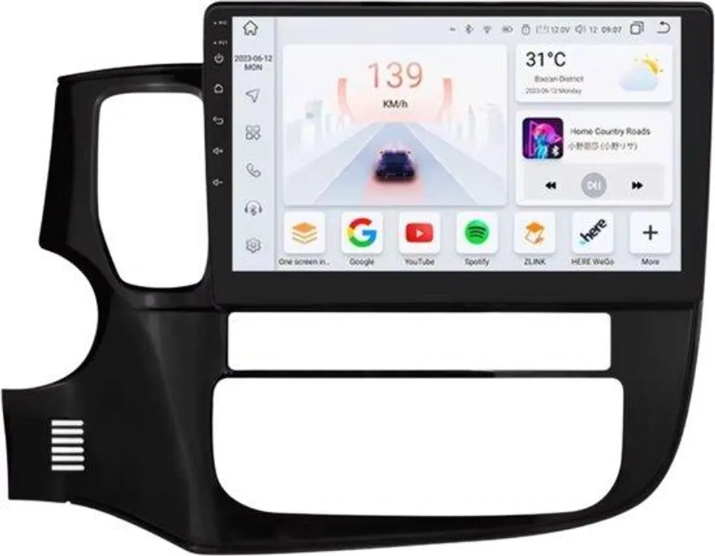 Remplacez l'autoradio d'origine Mitsubishi Outlander par un GPS CarPlay