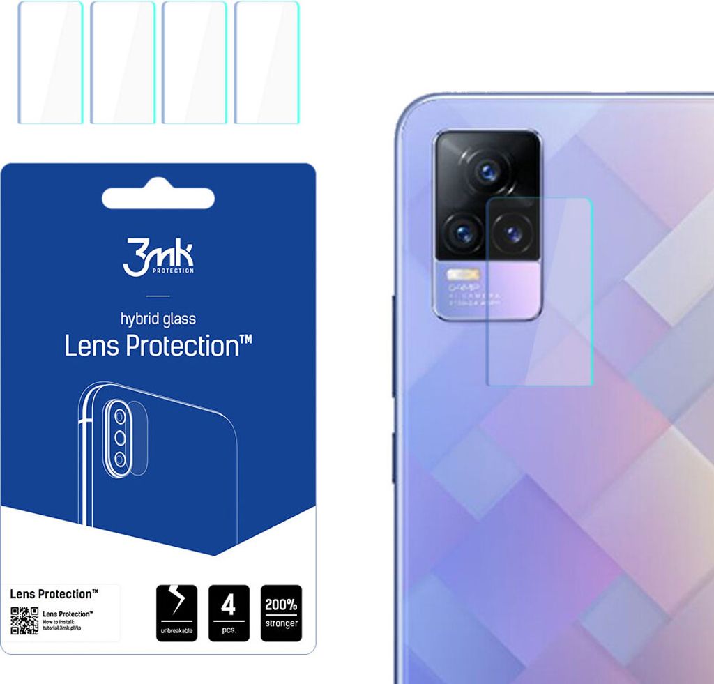 3mk Hybridglas Lens Protection für Vivo V21e 5G Kamera Produktbild 