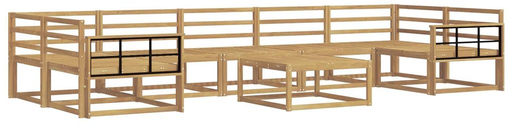 Outdoor-Sofagarnitur 8 pcs Weiß