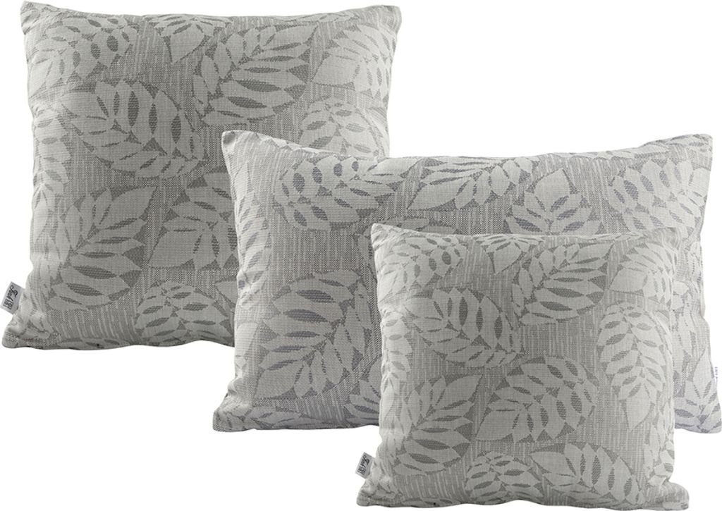 FINK Kissenbezug Carlo Kissen - grau - H. 50cm x B. 50cm