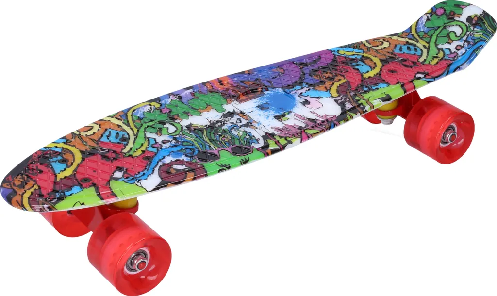Mini Planche à roulettes 56 x 15 cm - Stable et Légère pour Débutants