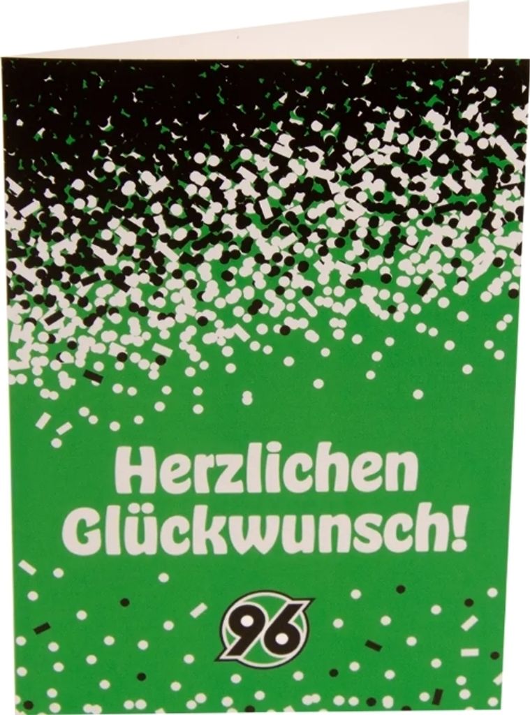 Hannover 96 Herzlichen Glückwunsch-Karte Produktbild 