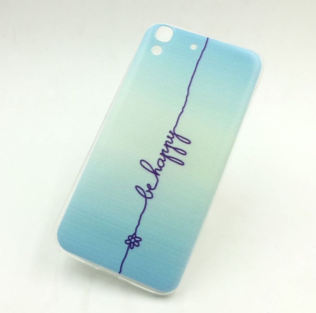 Handyhülle Schutzhülle für Huawei Y6 Case Cover Bumper Etuis Silikon Blau