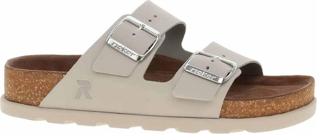 Rieker Damen Schuhe 40896-37, 40896-38, 40896-39, 40896-40, 40896-41, 40896-43 RIE-V3190 beige kombi 37