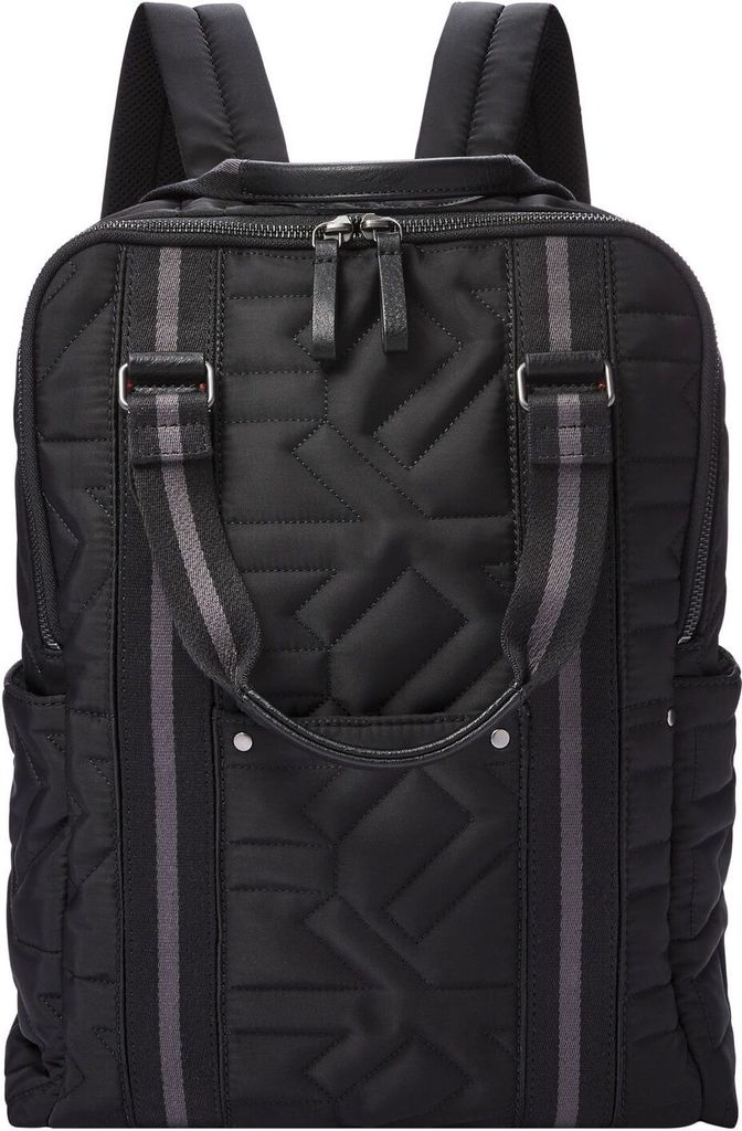 FOSSIL Freizeitrucksack Rucksack mit Laptopfach Houston Backpack Black schwarz