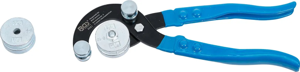 Pinza Curvatubi Professionale BGS 3061 | 4, 6, 8, 10mm | 180 Gradi