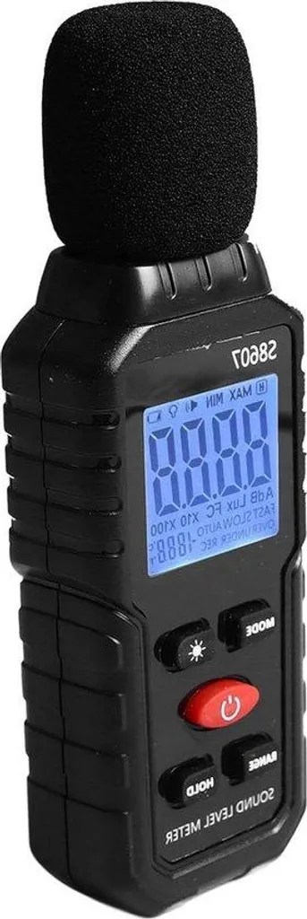Sonomètre avec écran LCD rétroéclairé - Mesureur de décibels 30-130 dB