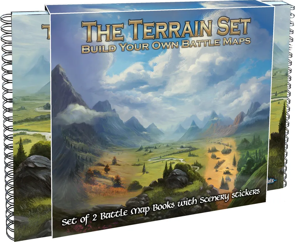 Terrain Set Build Your Own Battle Map Kit Accessoires JdR de Table ENG