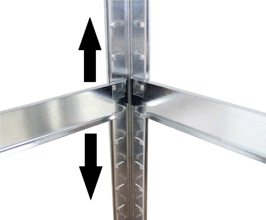 2x Schwerlastregal 180x90x40 cm 875 kg mit 5 Böden je Regal Produktbild 6