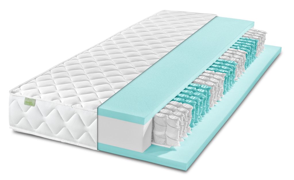 Ergonomische 7-Zonen Matratze mit Taschenfederkern | 180 x Produktbild 