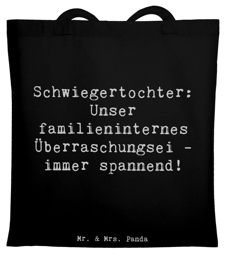 Mr. & Mrs. Panda Shopping Tasche Spruch Produktbild 