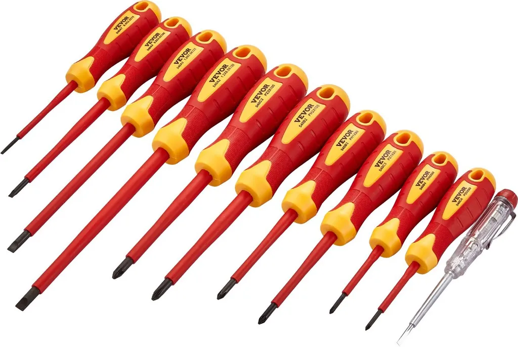 Coffret de tournevis d'électricien isolés 11 pièces - Matériel VDE Pro