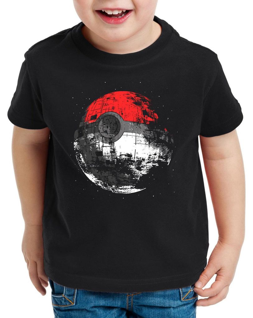 style3 Poke Death T-Shirt Kinder Todesstern Star Ball Produktbild 