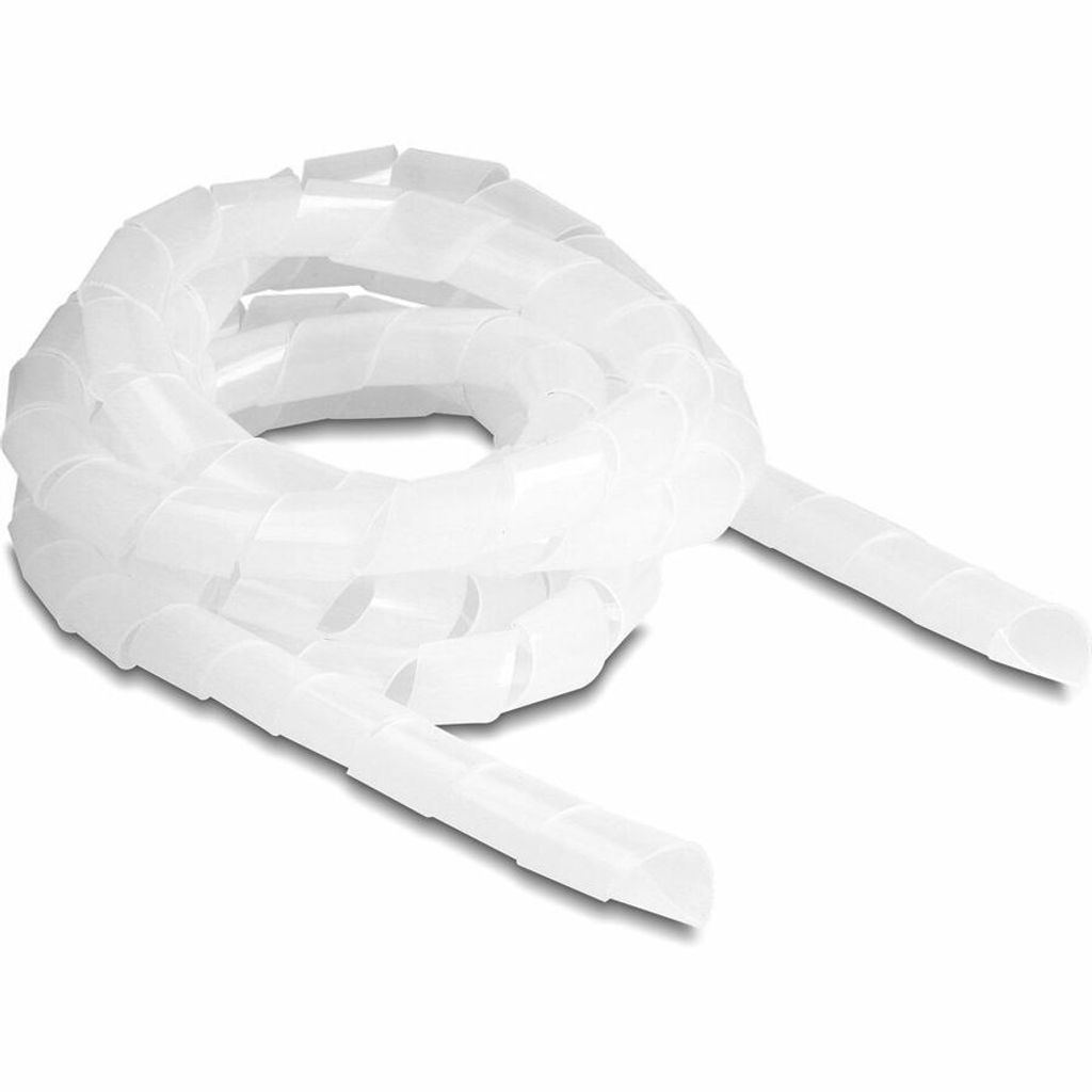 DELOCK Spiralschlauch flexibel 2 m x 16 mm transparent