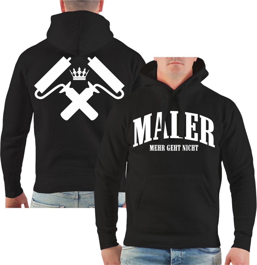 Herren Kapuzenpullover Maler - Mehr geht nicht