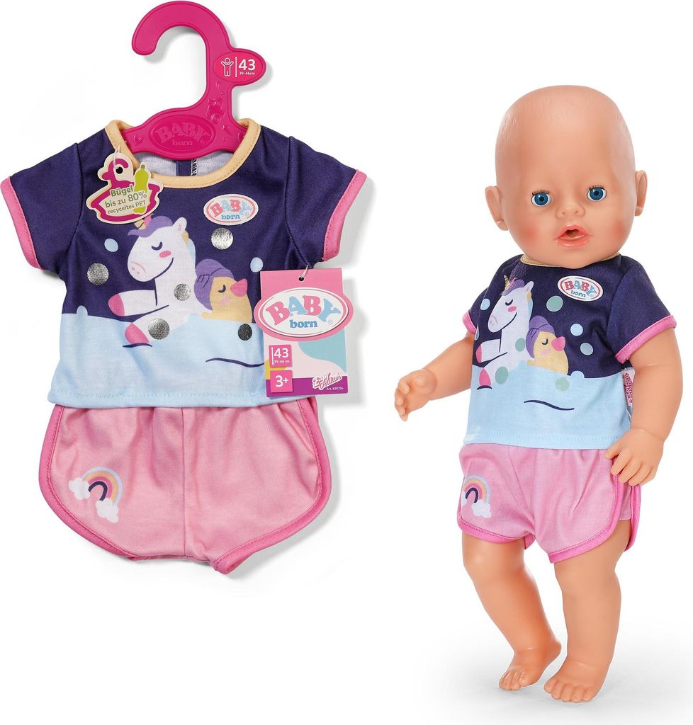 BABY born Einhorn-Pyjama für 43cm Puppen
