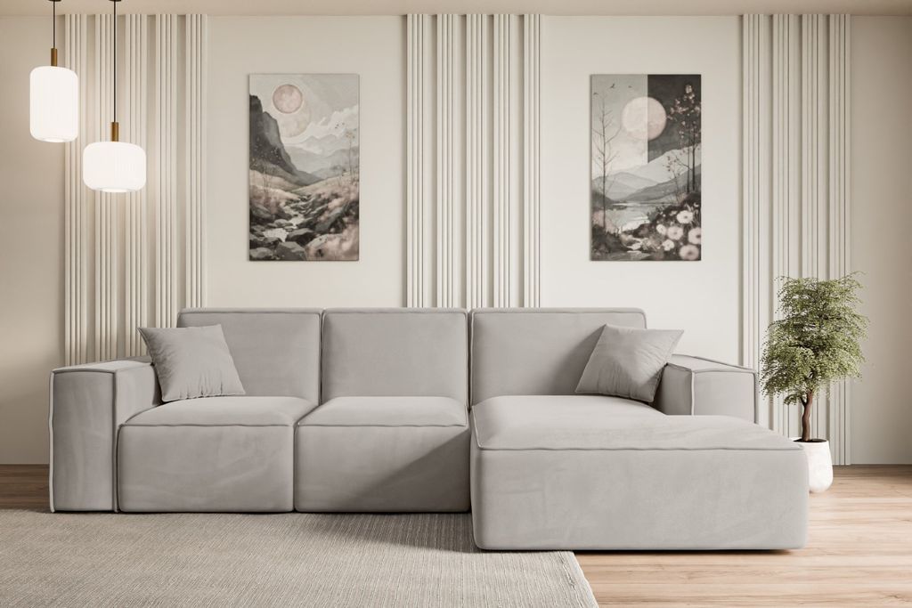 ALTDECOR Ecksofa in L-Form SERRA-L - 266x169x80 cm Produktbild 