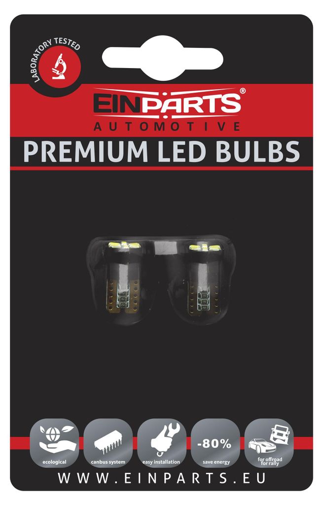 Einparts Automobil-LED W5W T10 für die Beleuchtung von Produktbild 