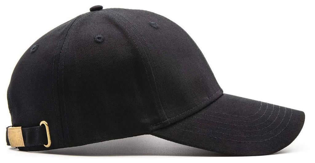 Baseball Cap Uni Verstellbar Waschbar Baumwolle Schwarz Produktbild 